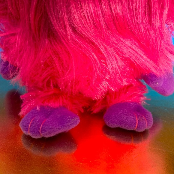 TY FRIZZYS COLLECTION 2015 NWT ZEEZEE WILD HAIR PINK MONSTER BIRTHDAY MAY 15 - Picture 9 of 9